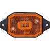 FANALE LAT. LED 12/24V ARANCIO C/SUPPORTO mm. 96x42x33