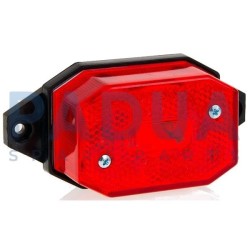 FANALE LATERALE ROSSO 12V C/SUPPORTO