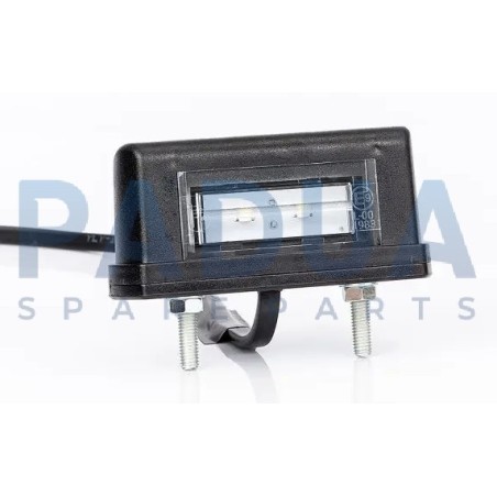 FANALE TARGA LED 12/24V mm. 30x83x30 - CAVO mm. 450